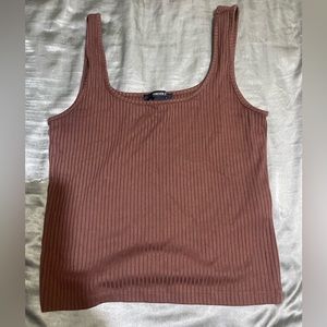 CROPPED BROWN TANK TOP 🤎🤎 SIZE S